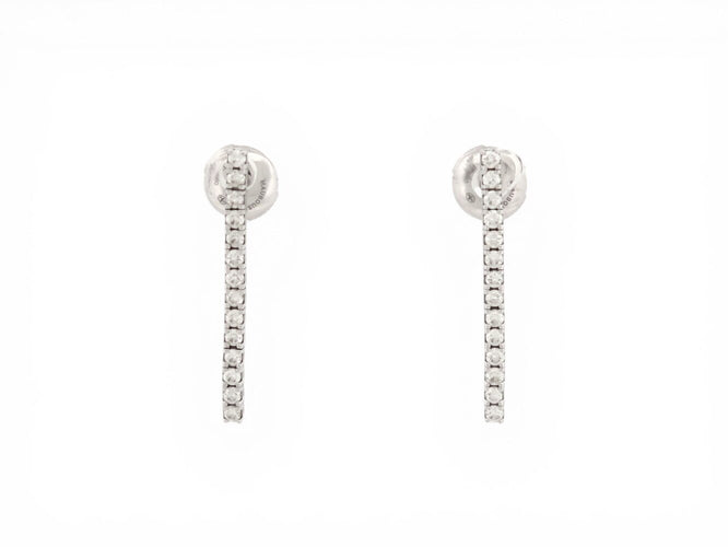 Boucles d'oreilles Mauboussin Tu es ma rivière d'amour - Boucles d’oreilles en or blanc 18k et diamants 0,56 ct 58 Facettes 274233