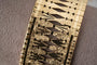 Bracelet Bracelet vintage à maille ruban en or jaune 18 ct 58 Facettes Bracciale vintage maglia a nastro