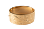 Bracelet Bracelet manchette rigide vintage en or jaune 18 kt 58 Facettes Bracciale vintage rigido