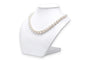 Collier Collier de perles années 50 en or blanc 18 carats serti de diamants 58 Facettes B850