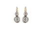 Boucles d'oreilles Boucles d'oreilles anciennes - Or 585/1000 et diamants taille ancien brillant env. 1,35 ct 58 Facettes 12031