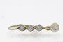 Boucles d'oreilles Boucles d’oreilles pendantes Art déco en or jaune 18k et diamants 0,95 ct 58 Facettes 11819
