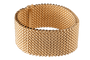 Bracelet Bracelet vintage - Maille tissu en or jaune 18 ct 58 Facettes Bracciale vintage maglia tessuto