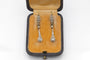 Boucles d'oreilles Boucles d'oreilles pendantes anciennes en or jaune et platine, diamants 58 Facettes 11820