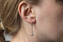 Boucles d'oreilles Boucles d'oreilles pendantes anciennes en or jaune et platine, diamants 58 Facettes 11820