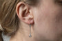 Boucles d'oreilles Boucles d'oreilles pendantes anciennes en or jaune et platine, diamants 58 Facettes 11820
