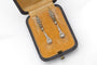 Boucles d'oreilles Boucles d'oreilles pendantes anciennes en or jaune et platine, diamants 58 Facettes 11820