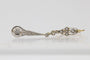 Boucles d'oreilles Boucles d'oreilles pendantes anciennes en or jaune et platine, diamants 58 Facettes 11820