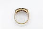 Bague 58 Bague ancienne en or jaune, saphirs et diamants 58 Facettes 11700