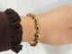 Bracelet Bracelet marseillais à boules 8 mm en or rose 18 carats 58 Facettes 33734