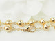 Bracelet Bracelet marseillais à boules 8 mm en or rose 18 carats 58 Facettes 33734