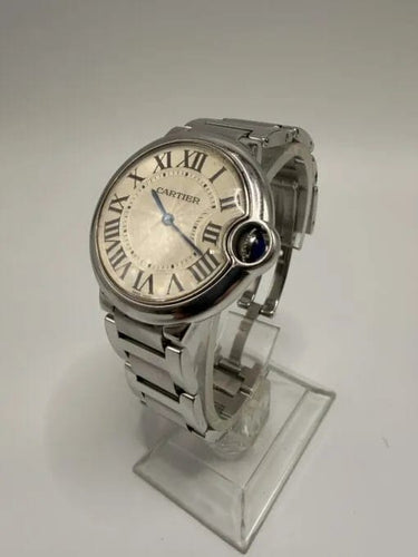 Montre Cartier Ballon Bleu - Montre 36 mm en acier, quartz 58 Facettes Cartier 3005