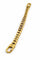 Bracelet Gourmette vintage - Bracelet en or jaune 18 carats et diamants 58 Facettes Grm