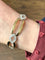 Bracelet Bracelet maillons oblongs en or bicolore 750 et diamants 58 Facettes DV 7861