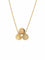 Collier Arthus Bertrand - Collier pendentif Tendre Pensée en or jaune agate 58 Facettes BO/210008