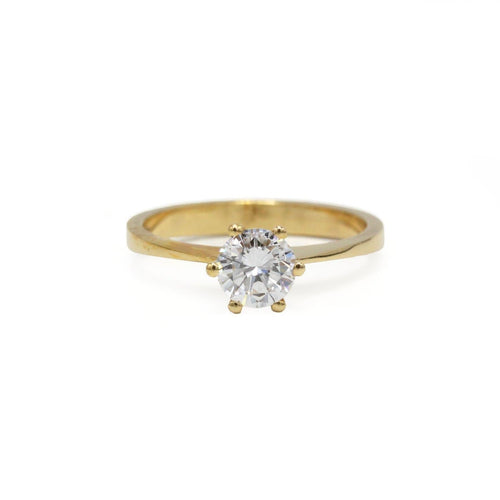 Bague 52 Carl Bucherer - Bague solitaire en or jaune 750 avec diamant 0,64 ct 58 Facettes 260057R
