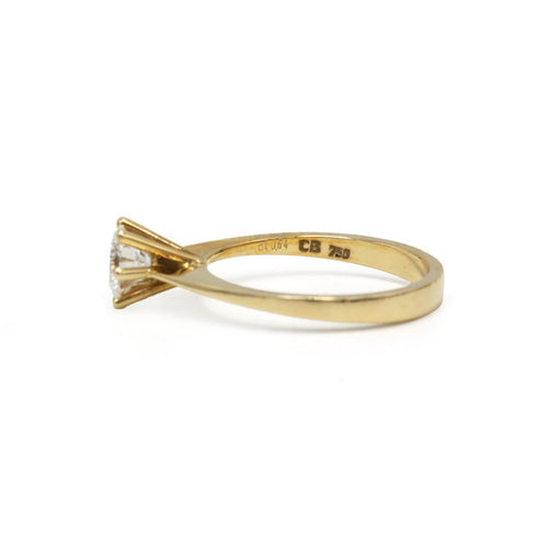 Bague 52 Carl Bucherer - Bague solitaire en or jaune 750 avec diamant 0,64 ct 58 Facettes 260057R