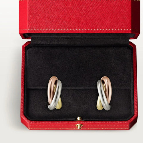 Boucles d'oreilles Cartier Trinity - Boucles d’oreilles en or 18 ct 58 Facettes CV-035
