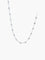 Collier Collier moderne en or blanc et diamants 58 Facettes BO/210034