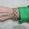 Bracelet Bracelet - Bracelet en or jaune et or blanc 18k style étrusque 58 Facettes P98