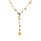 Collier Collier Piaget, "Magic Garden Limelight", or jaune, diamants, pierres de couleur. 58 Facettes 35552