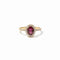 Bague 59 Bague en or jaune 18 carats avec rubis 1,41 ct et diamants 58 Facettes 1.0001367/1