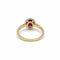 Bague 59 Bague en or jaune 18 carats avec rubis 1,41 ct et diamants 58 Facettes 1.0001367/1