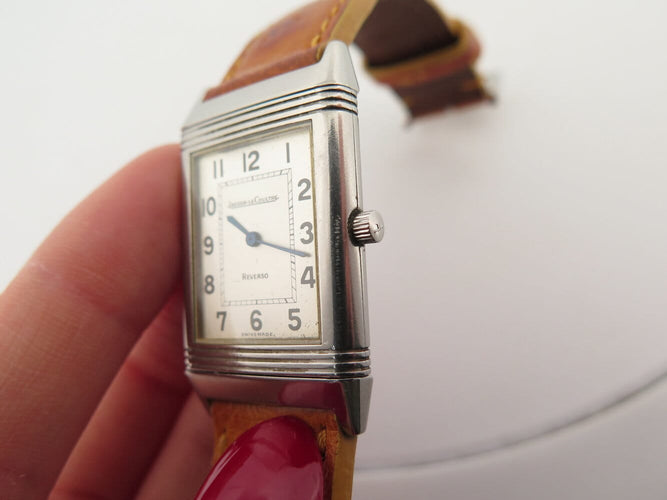 Montre Jaeger-LeCoultre Reverso - Montre quartz 252.8.86 en acier 38 mm 58 Facettes 274250