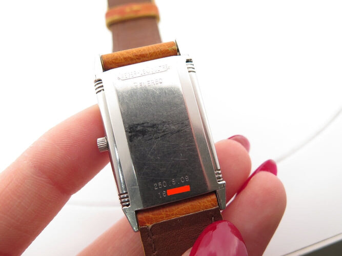 Montre Jaeger-LeCoultre Reverso - Montre quartz 252.8.86 en acier 38 mm 58 Facettes 274250
