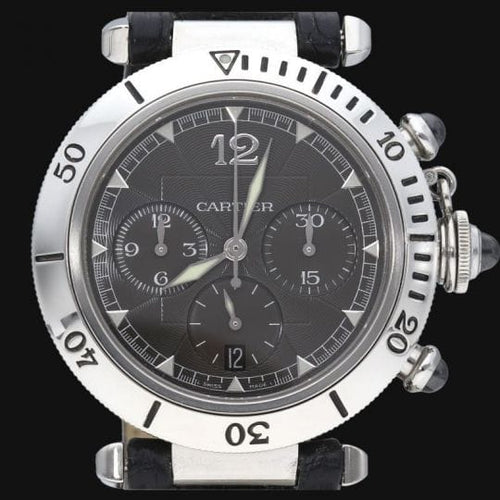 Montre Cartier Montre Pasha Chronograph 58 Facettes MT45786