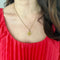 Pendentif Augis - Médaille d’amour ronde en or jaune avec diamant et rubis 58 Facettes LMB-354