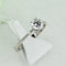 Bague 54 Bague de fiançailles - Solitaire en or blanc 750 avec diamant 58 Facettes 2295