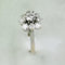 Bague 49.5 Bague vintage en or blanc 750 avec diamants 58 Facettes 2045