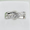 Bague 55.5 Bague en or blanc 750 avec 9 diamants taille brillant 58 Facettes 2126