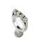 Bague 55 Halb-Memory - Bague en or blanc 14 carats et diamants 58 Facettes 2267