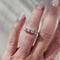 Bague 55 Bague demi-memory - 4 diamants en or blanc 58 Facettes 2267