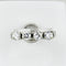 Bague 55 Bague demi-memory - 4 diamants en or blanc 58 Facettes 2267