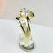 Bague 52.5 Bague halo - Solitaire en or jaune 18 carats et diamants 58 Facettes 2058