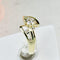 Bague 52.5 Bague halo - Solitaire en or jaune 18 carats et diamants 58 Facettes 2058