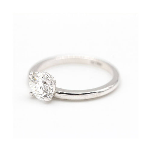 Bague MUM - Bague en or blanc 18K avec diamant de laboratoire 1,50 ct 58 Facettes UKD364040MM