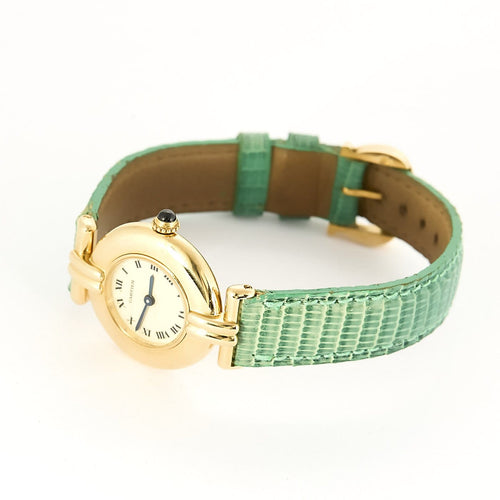 Montre Cartier Colisée - Montre en or jaune 18K, cadran blanc chiffres romains 58 Facettes A1175