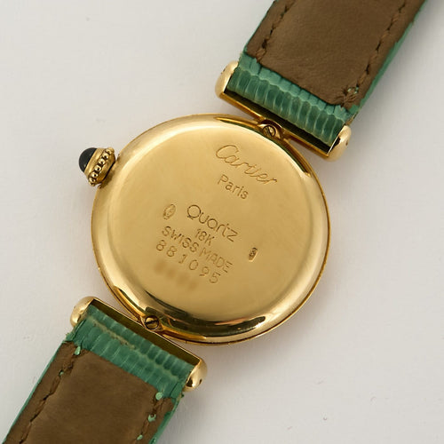 Montre Cartier Colisée - Montre en or jaune 18K, cadran blanc chiffres romains 58 Facettes A1175