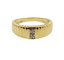 Bague 47.5 Bague chevalière vintage en or jaune 18 k et diamants 58 Facettes A06978