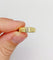 Bague 47.5 Bague chevalière vintage en or jaune 18 k et diamants 58 Facettes A06978