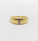 Bague 47.5 Bague chevalière vintage en or jaune 18 k et diamants 58 Facettes A06978