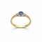 Bague 58 Bague en or - saphir et diamants 58 Facettes Bague en or  saphir et diamants