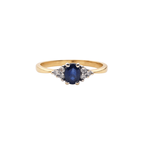 Bague 58 Bague en or - saphir et diamants 58 Facettes Bague en or  saphir et diamants