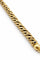 Bracelet Bracelet gourmette en or jaune 18 carats et saphir 58 Facettes Bracelet en or jaune 18 carats et saphir