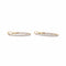 Boucles d'oreilles Boucles d'oreilles créoles, or rose et diamants. 58 Facettes 35447