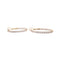 Boucles d'oreilles Boucles d'oreilles créoles, or rose et diamants. 58 Facettes 35447